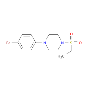 哌嗪,1-(4-溴苯基)-4-(乙基磺酰基)-