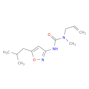 Urea, N-methyl-N'-[5-(2-methylpropyl)-3-isoxazolyl]-N-2-propenyl-