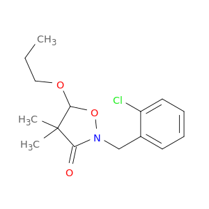 3-Isoxazolidinone, 2-[(2-chlorophenyl)methyl]-4,4-dimethyl-5-propoxy-