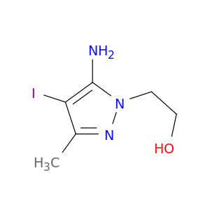2-(5-Amino-4-iodo-3-methyl-1H-pyrazol-1-yl)ethan-1-ol