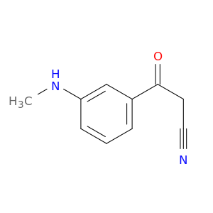 3-[3-(甲氨基)苯基]-3-氧代丙腈