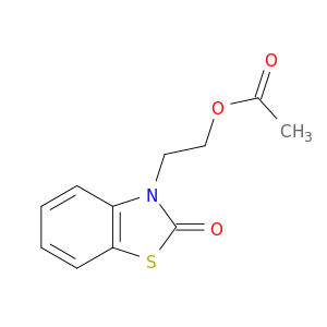 2(3H)-Benzothiazolone,3-[2-(acetyloxy)ethyl]-