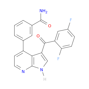 Benzamide, 3-[3-(2,5-difluorobenzoyl)-1H-pyrrolo[2,3-b]pyridin-4-yl]-
