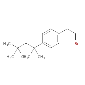 Benzene, 1-(2-bromoethyl)-4-(1,1,3,3-tetramethylbutyl)-
