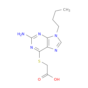 [(2-amino-9-butyl-9h-purin-6-yl)sulfanyl]acetic acid