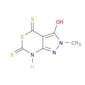 3-HYDROXY-2-METHYL-2,7-DIHYDROPYRAZOLO[3,4-D][1,3]THIAZINE-4,6-DITHIONE
