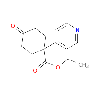 Ethyl 4-oxo-1-(pyridin-4-yl)cyclohexanecarboxylate