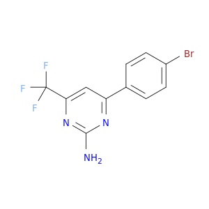 4-(4-溴苯基)-6-(三氟甲基)-2-嘧啶基苯胺