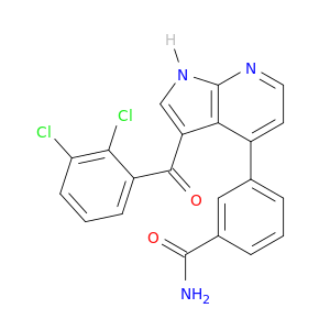 Benzamide, 3-[3-(2,3-dichlorobenzoyl)-1H-pyrrolo[2,3-b]pyridin-4-yl]-