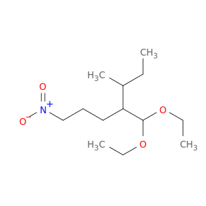 Heptane, 4-(diethoxymethyl)-5-methyl-1-nitro-
