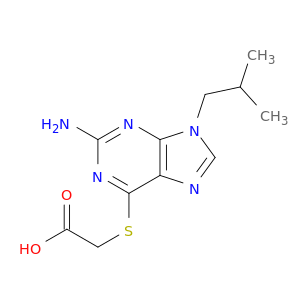 {[2-amino-9-(2-methylpropyl)-9h-purin-6-yl]sulfanyl}acetic acid