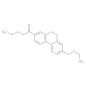 1-Pentanone, 1-(7-butyl-9,10-dihydro-2-phenanthrenyl)-