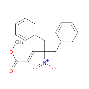 2-Pentenoic acid, 4-nitro-5-phenyl-4-(phenylmethyl)-, methyl ester, (E)-