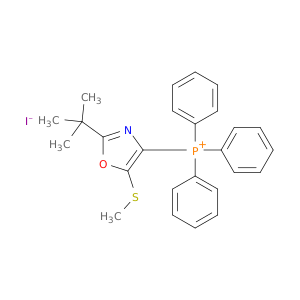 (2-TERT-BUTYL-5-METHYLSULFANYL-OXAZOL-4-YL)TRIPHENYLPHOSPHONIUM IODIDE