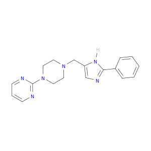 Pyrimidine,2-[4-[(2-phenyl-1H-imidazol-5-yl)methyl]-1-piperazinyl]-