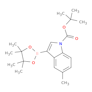 1-Boc-5-甲基-1H-吲哚-3-硼酸频哪醇酯