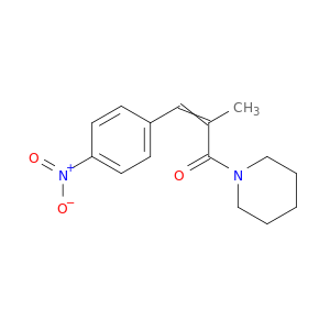 2-methyl-3-(4-nitrophenyl)-1-(piperidin-1-yl)prop-2-en-1-one