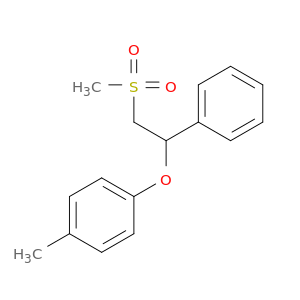 Benzene, 1-methyl-4-[2-(methylsulfonyl)-1-phenylethoxy]-