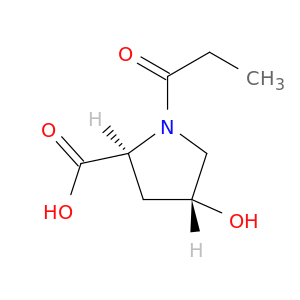 L-Proline, 4-hydroxy-1-(1-oxopropyl)-, (4R)-