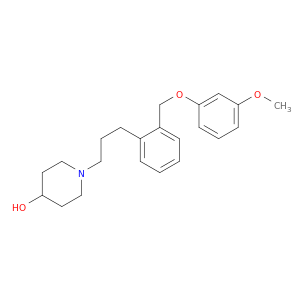4-Piperidinol, 1-[3-[2-[(3-methoxyphenoxy)methyl]phenyl]propyl]-