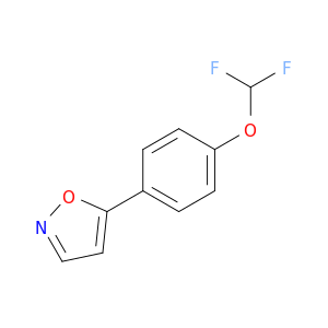 5-[4-(difluoromethoxy)phenyl]-1,2-oxazole