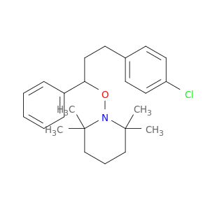 Piperidine, 1-[3-(4-chlorophenyl)-1-phenylpropoxy]-2,2,6,6-tetramethyl-