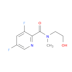 2-Pyridinecarboxamide, 3,5-difluoro-N-(2-hydroxyethyl)-N-methyl-