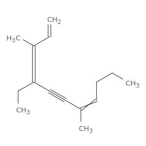 1,3,4,8-Dodecatetraen-6-yne, 5-ethyl-3,8-dimethyl-