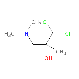 2-Propanol, 1,1-dichloro-3-(dimethylamino)-2-methyl-