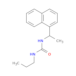 Urea, N-[1-(1-naphthalenyl)ethyl]-N'-propyl-