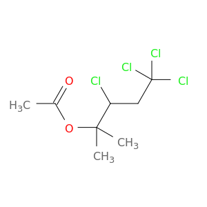 2-Pentanol, 3,5,5,5-tetrachloro-2-methyl-, acetate