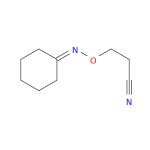 Propanenitrile, 3-[(cyclohexylideneamino)oxy]-