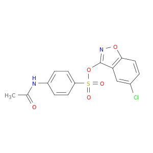 N-[4-(5-CHLOROBENZO[D]ISOXAZOL-3-YL)OXYSULFONYLPHENYL]ACETAMIDE