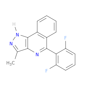 1H-Pyrazolo[4,3-c]isoquinoline, 5-(2,6-difluorophenyl)-3-methyl-