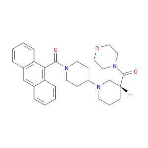 (R)-蒽-9-基(3-(吗啉-4-羰基)-[1,4'-联哌啶]-1'-基)甲酮