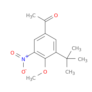 Ethanone, 1-[3-(1,1-dimethylethyl)-4-methoxy-5-nitrophenyl]-
