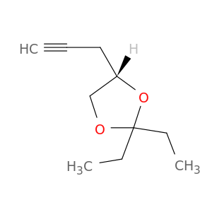1,3-Dioxolane, 2,2-diethyl-4-(2-propynyl)-, (4S)-