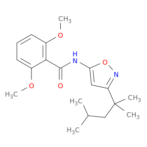 Benzamide, 2,6-dimethoxy-N-[3-(1,1,3-trimethylbutyl)-5-isoxazolyl]-