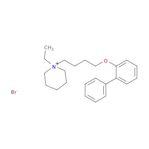 Piperidinium, 1-[4-([1,1'-biphenyl]-2-yloxy)butyl]-1-ethyl-, bromide