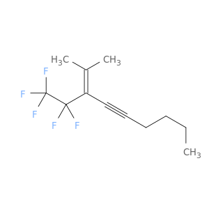 2-Nonen-4-yne, 2-methyl-3-(pentafluoroethyl)-