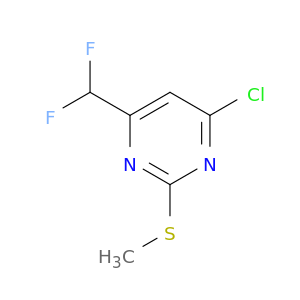 4-氯-6-(二氟甲基)-2-(甲基硫基)嘧啶