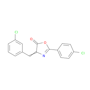 5(4H)-Oxazolone, 2-(4-chlorophenyl)-4-[(3-chlorophenyl)methylene]-