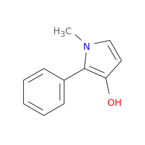 1H-Pyrrol-3-ol, 1-methyl-2-phenyl-