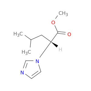Methyl (2R)-2-(1H-imidazol-1-yl)-4-methylpentanoate