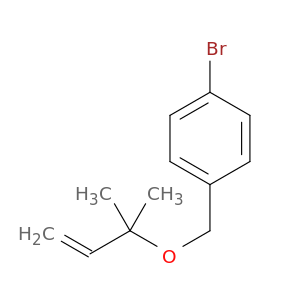 Benzene, 1-bromo-4-[[(1,1-dimethyl-2-propenyl)oxy]methyl]-