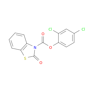 3(2H)-Benzothiazolecarboxylic acid, 2-oxo-, 2,4-dichlorophenyl ester