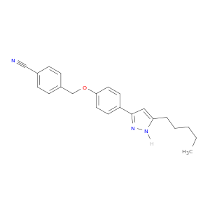 Benzonitrile, 4-[[4-(5-pentyl-1H-pyrazol-3-yl)phenoxy]methyl]-