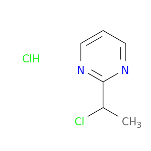 2-(1-Chloroethyl)pyrimidine hydrochloride