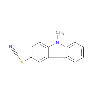 Thiocyanic acid, 9-methyl-9H-carbazol-3-yl ester