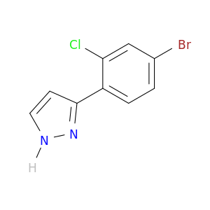 3-(4-Bromo-2-chlorophenyl)-1H-pyrazole